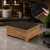 Thumbnail image #3 for Madera Rustic Pine Square Glass-Top Countertop Commercial Induction Cooktop, 1 Burner