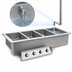 Thumbnail image #3 for Randell Custom & Serving 1-Pan Drop-In Electric Hot Food Well with Auto Water Fill and Drain