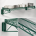 Thumbnail image #3 for Eagle Valu-Gard Wall-Mounted Wire Shelf Kit, 48 Inches x 18 Inches, Green Epoxy
