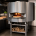 Thumbnail image #3 for Morello Forni FW100 Round Wood-Fired Stone Hearth Pizza Oven with Stand, 39-Inch Cooking Diameter
