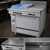 Thumbnail image #3 for Garland Cuisine 36-Inch Heavy-Duty Natural Gas Combination Range with Left Griddle, Right Hot Top, and Standard Oven