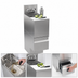 Thumbnail image #3 for Krowne Alchemy Series 12-Inch Wide Underbar Speed Station / Dump Sink with Cutting Board