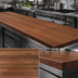 Thumbnail image #3 for Boos Block American Black Walnut Edge Grain Kitchen Countertop, 144 x 32 x 3 Inches, Varnique Finish