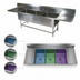 Thumbnail image #3 for John Boos Pro-Bowl 3-Compartment Sink with Dual Drainboards and 12-Inch Deep Bowls