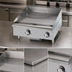 Thumbnail image #3 for Ultra-Max Heavy Duty Electric Countertop Griddle with 24 x 24 Inch Polished Steel Cooking Surface, 208/240V