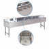 Thumbnail image #3 for Advance Tabco Underbar Basics 96-Inch Stainless Steel 4-Compartment Bar Sink and Ice Bin Combo with Left Ice Bin and Deck-Mount Faucets