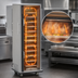 Thumbnail image #3 for FWE UHS-12P Mobile Pass-Thru Humidified Heated Holding Transport Cabinet with 12 Universal Tray Slides