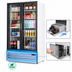 Thumbnail image #3 for Everest Refrigeration EMSGR33 Two-Section Reach-In Glass Door Merchandiser Refrigerator, 36 Cu. Ft., Bottom-Mounted R290