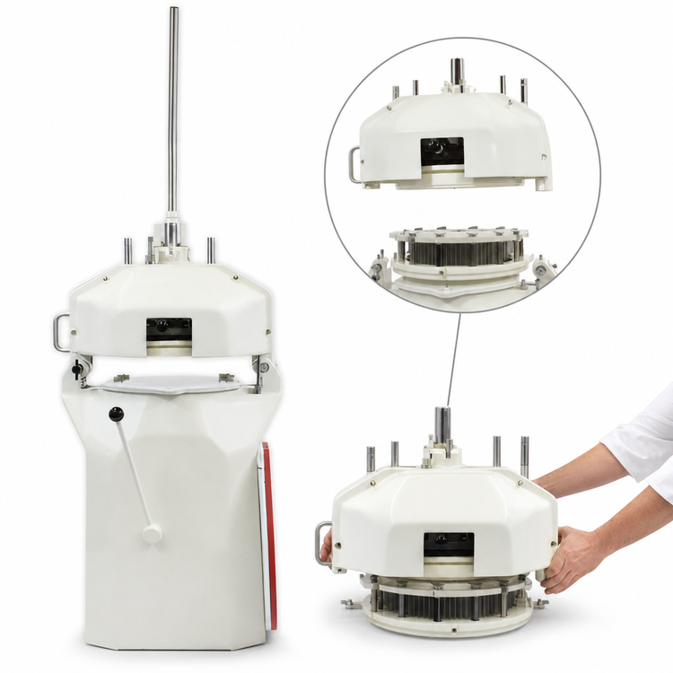 Product image #3 for Erika Record ER-6/151-RH SEMI RH Semi-Automatic 15-Part Dough Divider/Rounder