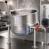Thumbnail image #3 for Cleveland Range KDT12T 12-Gallon Countertop Tilting Direct Steam Kettle with 2/3 Steam Jacket and 316 Stainless Steel Liner