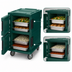 Thumbnail image #4 for Cambro Ultra Camcart® UPC1200 Double-Compartment Front-Loading Insulated Food Pan Carrier, 12 Full-Size Pan Capacity, Green