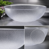 Thumbnail image #4 for Carlisle 18 qt Clear Round Polycarbonate Pebbled Salad Bowl
