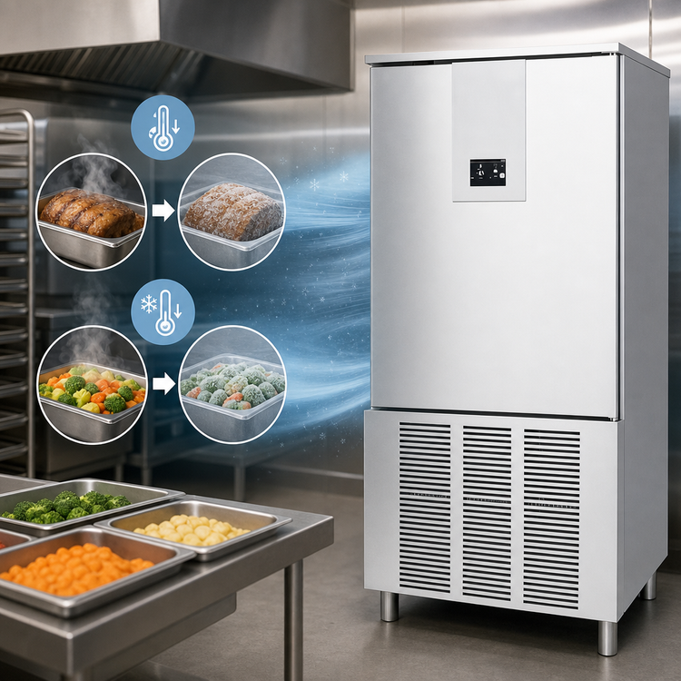 Product image #3 for Victory Refrigeration Reach-In Blast Chiller/Shock Freezer, 16-Pan Capacity, Self-Contained R290