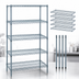 Thumbnail image #3 for Quantum 30 x 21 x 63-Inch 5-Shelf Stationary Wire Shelving Starter Kit