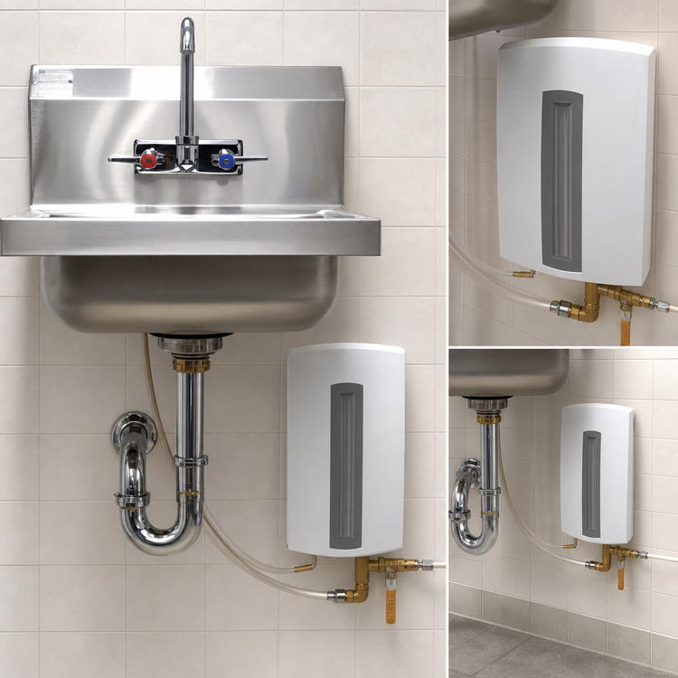 Product image #3 for Advance Tabco 7-PS-92 Tankless Electric Sanitizing Sink Water Heater