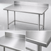 Thumbnail image #3 for Advance Tabco 48 x 36-Inch 16-Gauge 304 Stainless Steel Work Table with 5-Inch Backsplash