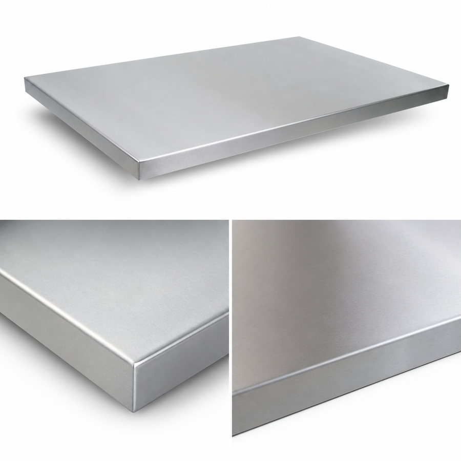 16-Gauge Stainless Steel Top