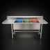 Thumbnail image #3 for Eagle Group S14 Series Three-Compartment Sink with Left Drainboard, 95-1/2 Inch Wide, 14 Gauge Stainless Steel
