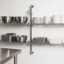 Thumbnail image #3 for Metro Super Erecta 24-Inch Chrome Plated 2-Tier Mid Unit Post-Type Wall Mount