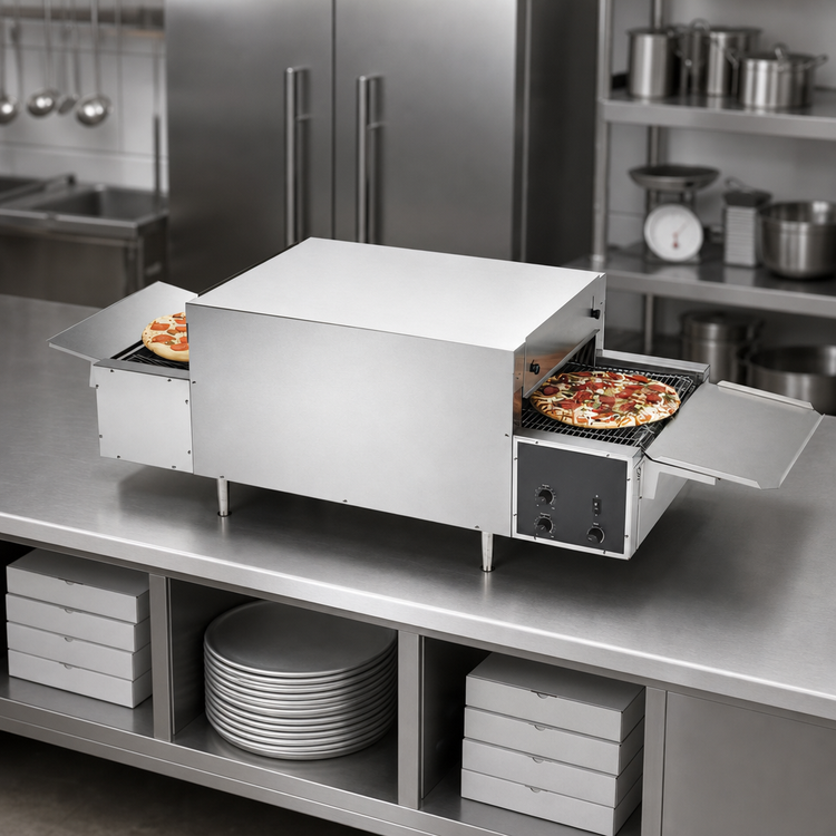 Product image #3 for Vollrath PO4-22014R-L 68-Inch Countertop Single Deck Electric Conveyor Pizza Oven