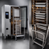 Thumbnail image #3 for Henny Penny FlexFusion Platinum Natural Gas Floor Model Combi-Steamer Oven with Crosswise Mobile Rack and 20 Pan Capacity
