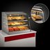 Thumbnail image #3 for Federal Industries Countertop Curved-Glass Heated Food Merchandiser, 47-Inch, 2-Tier, Stainless Steel