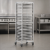 Thumbnail image #3 for Panco Mobile Full-Height Open-Side Utility Rack with Slides for 30 18 x 26 Inch Pans