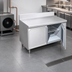 Thumbnail image #3 for La Rosa 1-Section Reach-In Remote Worktop Freezer Base with Door, 30 x 32 Inches