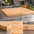 Thumbnail image #3 for John Boos 30 x 25 x 1-1/2 Inch Edge Grain Flat Top Laminated Northern Hard Rock Maple Work Table Top