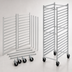 Thumbnail image #3 for Channel Manufacturing 20-Pan Knock-Down Aluminum Mobile Bun Pan Rack with 5-Inch Casters