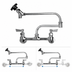 Thumbnail image #3 for Fisher Adjustable Wall-Mount Pot Filler Faucet with Double-Jointed Swing Spout