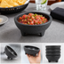 Thumbnail image #3 for Winco Molcajete Salsa Bowl, 4 oz, Black Polypropylene, 4-Piece Pack