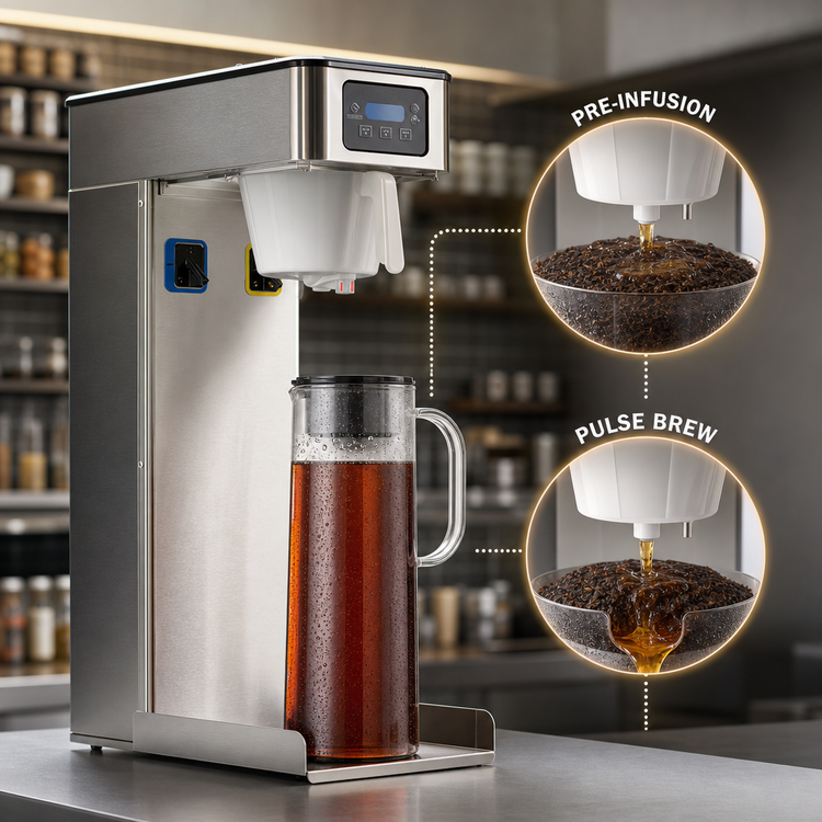 Product image #3 for BUNN ITB DD Single Automatic Tea Brewer with Infusion Series Technology