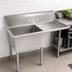 Thumbnail image #3 for BK Resources 1-Compartment Sink with Right Drainboard, 24