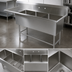 Thumbnail image #3 for John Boos Pro-Bowl 3-Compartment Sink with 24-Inch Left Drainboard
