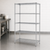 Thumbnail image #3 for Quantum Chrome Plated Wire Shelving Starter Kit, 72