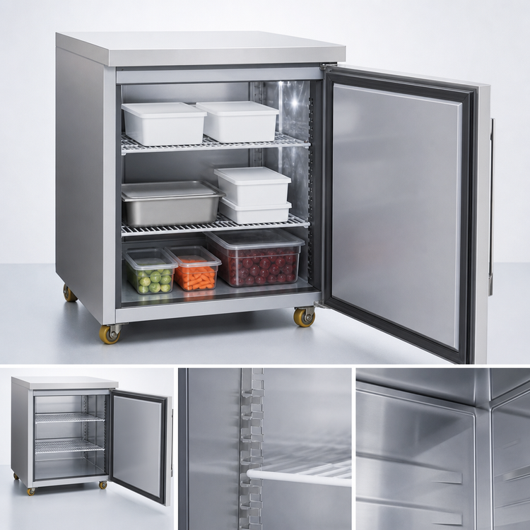 Product image #3 for Continental SWF27N-U 27-Inch Undercounter Single-Section Freezer — 7.4 cu ft, R-290