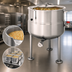 Thumbnail image #3 for 60-Gallon Direct Steam Kettle with 2/3 Steam Jacket and Tri-Leg Base