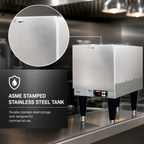 Thumbnail image #3 for Hubbell Water Heaters J612 Electric Storage Booster Heater, 6-Gallon, 12 kW, Stainless Steel, Floor Model