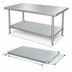 Thumbnail image #3 for Advance Tabco Galvanized Work Table Undershelf for 48