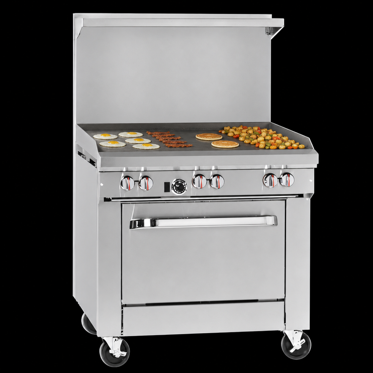 Product image #3 for Southbend S-Series 36-Inch Gas Restaurant Range with Griddle and Standard Oven