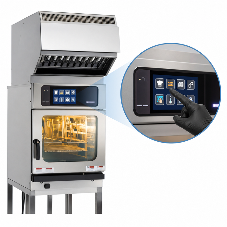Product image #3 for Henny Penny FlexFusion SpaceSaver Plus Countertop Boilerless Combi Oven, 6 x 1/1 GN, 208V/3-Phase