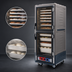 Thumbnail image #3 for Metro C5 3 Series Full-Height Mobile Heated Holding and Proofing Cabinet with Dutch Clear Polycarbonate Doors, Gray