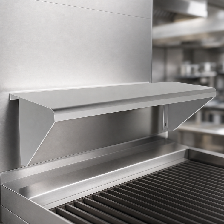 Product image #3 for Vulcan 36-Inch Stainless Steel Plate Rail Accessory
