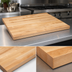Thumbnail image #3 for John Boos SCT07-O Edge Grain Northern Hard Rock Maple Work Table Top, 60 x 25 x 1-1/2 Inches