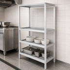 Thumbnail image #3 for Channel Manufacturing Lifetime Tough ED2060-3 3-Shelf All-Welded Tubular Aluminum Dunnage Shelving, 60W x 20D x 64H