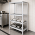 Thumbnail image #3 for Fully Assembled 3-Shelf Tubular Aluminum Dunnage Shelving, 60W x 20D x 64H