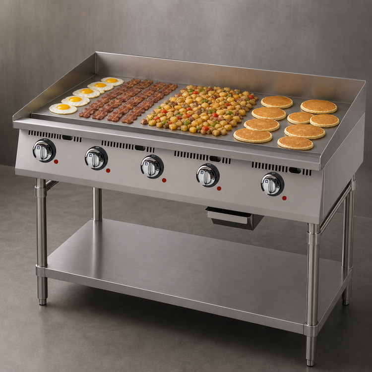 Product image #3 for Star Ultra-Max Heavy-Duty 72-Inch Electric Countertop Griddle with Chrome-Plated Surface
