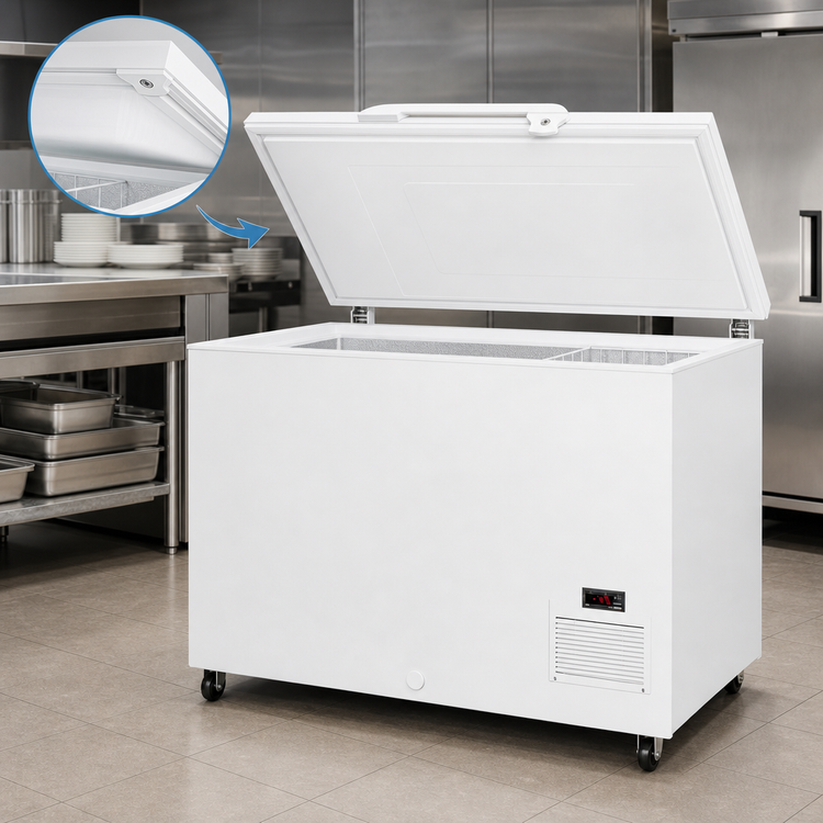Product image #3 for Accucold 8.1 Cu. Ft. Commercial Chest Freezer with Solid Lift-Up Door and Digital Thermostat