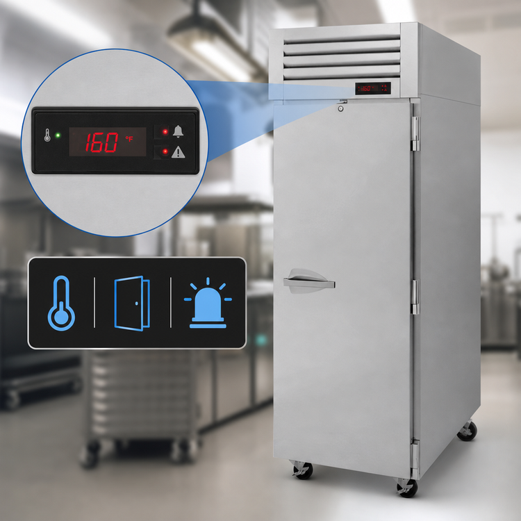 Product image #3 for Turbo Air PRO Series Right-Hinged Pass-Thru Heated Holding Cabinet, 1-Section, 26 Cu. Ft., 208-230V